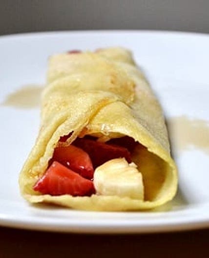 Berry Banana Crepes
