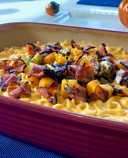 Pumpkin Bacon Mac and Cheese
