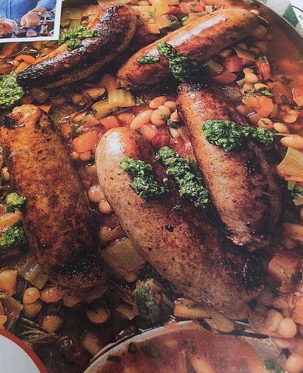 Sausage and bean cassoulet