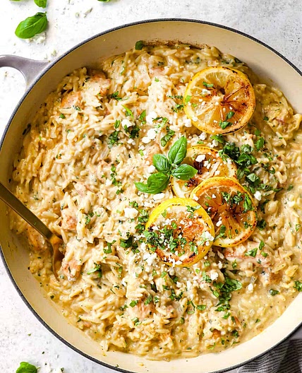 Lemon Chicken Orzo