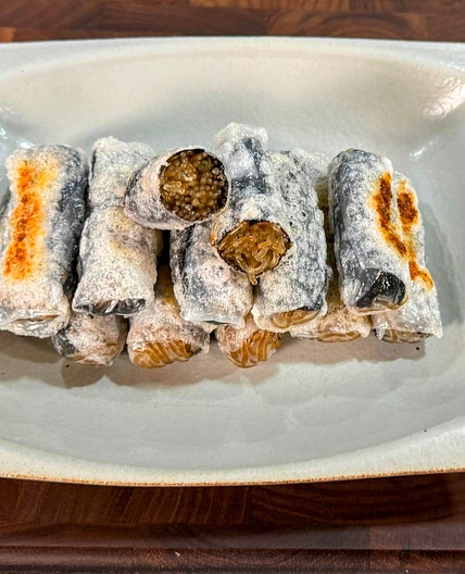 바삭하고 맛있는 초간단 쌀종이 김말이