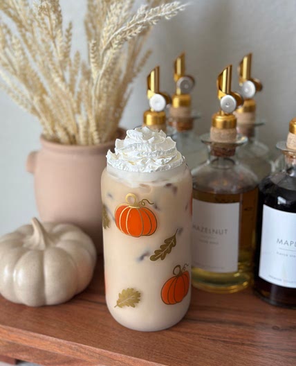 Iced Cookie Butter Pumpkin Latte
