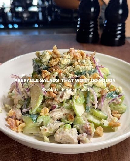 Waldorf chopped salad