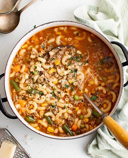 Easy Hamburger Soup Recipe