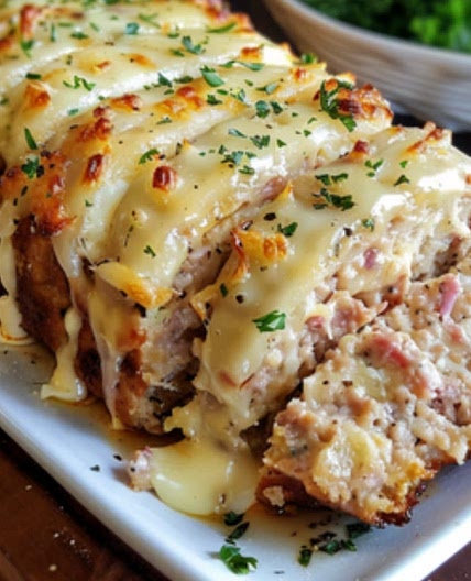 Chicken Cordon Bleu Meatloaf