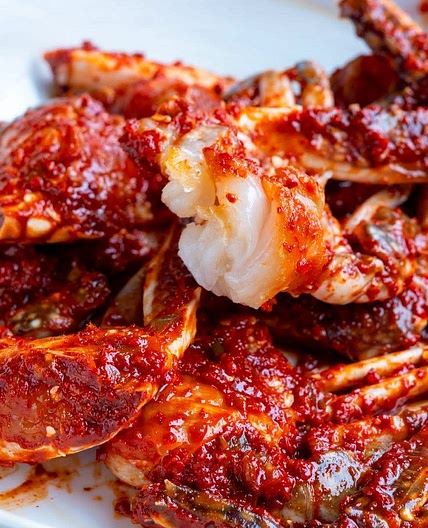 Korean Spicy Marinated Raw Crab 🦀
