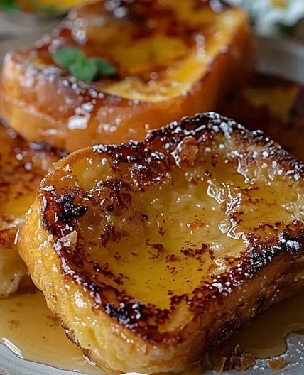 Overnight Crème Brûlée French Toast