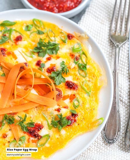 Rice Paper Egg Wrap