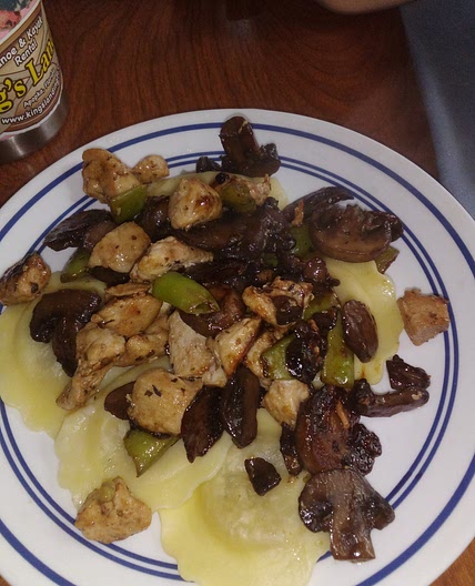 Chinese Chicken Mushroom Ravioli