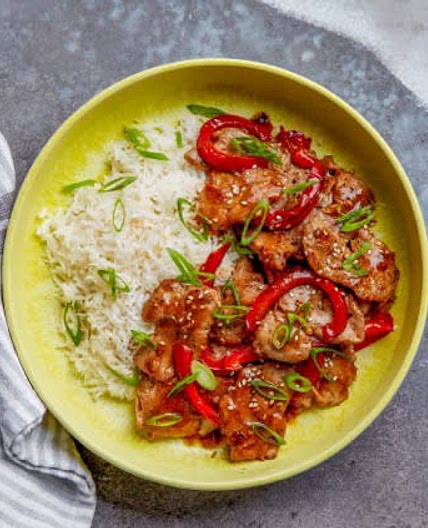 Honey & Soy Glazed Stir Fry Pork