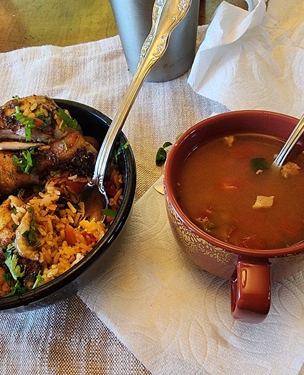 Baked Mexi Chicken Beans and Rice Dinner