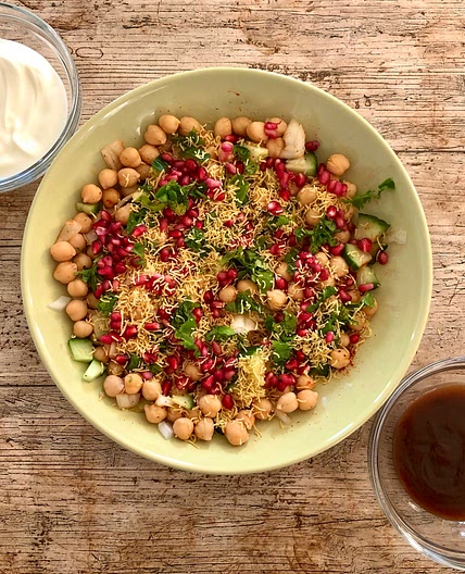 Chana chaat recipe | Chole chaat recipe | Chickpea chaat