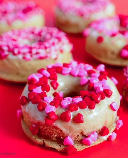 Valentine's Day Vegan Donuts
