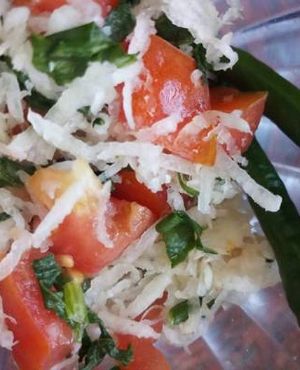 मूली लच्छा सलाद (muli lachha salad recipe in hindi)