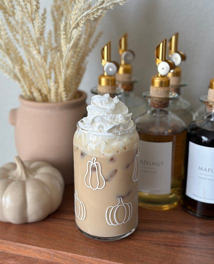 Marshmallow Pumpkin Iced Latte