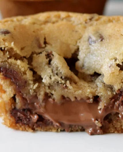 Nutella Stuffed Cookie Cups