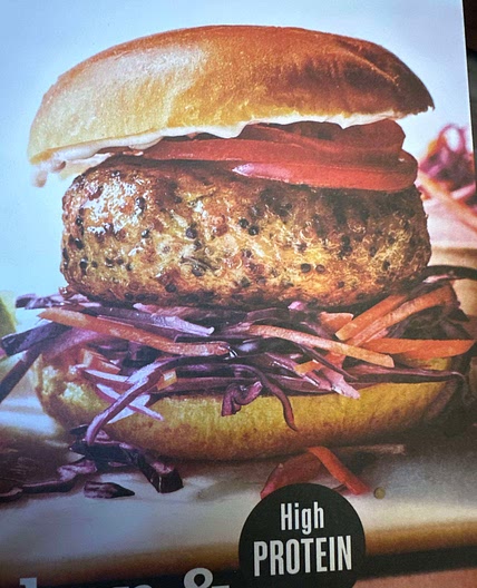 Chicken quinoa burger