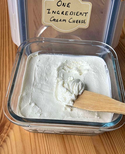 One ingredient Cream Cheese 