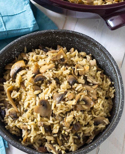 Mushroom Rice Pilaf