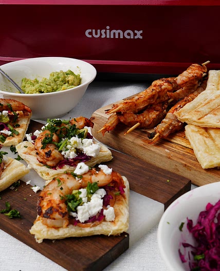 Grilled Puff Pastry Tacos