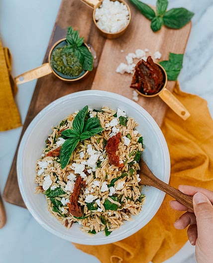 Orzo Pesto Salad Recipe