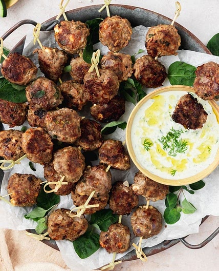 Greek Style Lamb Meatballs