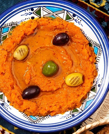 Omek houria (Tunisian carrot salad)