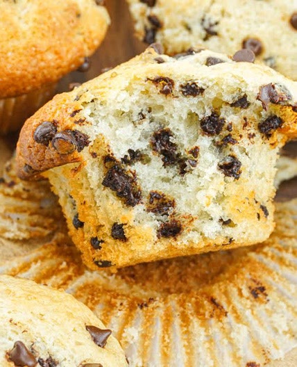 Tim Hortons Copycat Chocolate Chip Muffins