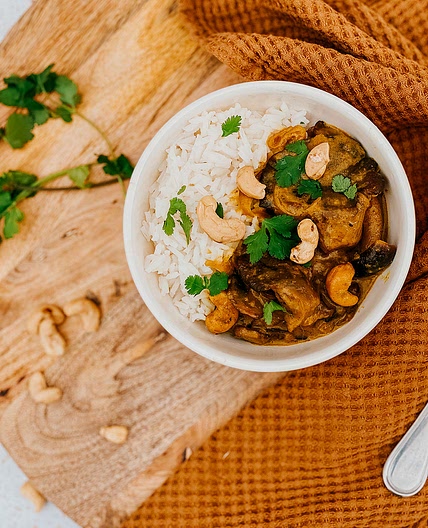 Vegan Mushroom Korma