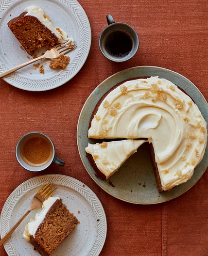 Sweet potato ginger cake