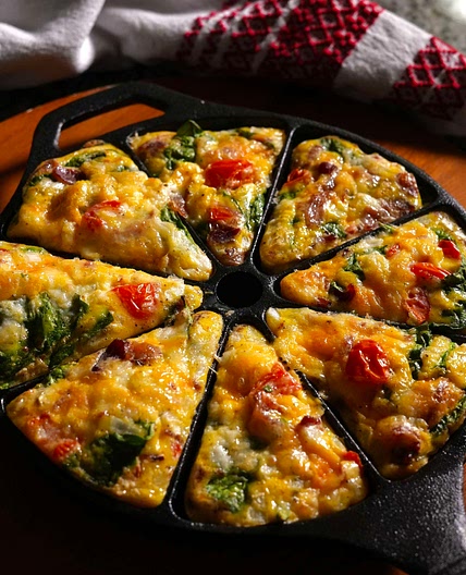 Spinach & Cheese Frittatas