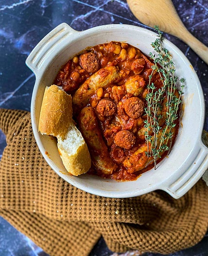 Sausage And Chorizo Casserole
