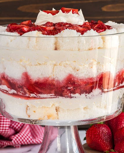Strawberry Shortcake Trifle