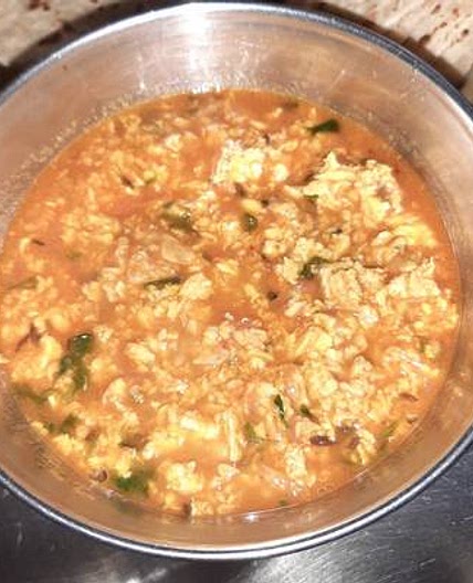 अंडा भुर्जी करी (Anda bhurji curry recipe in Hindi)