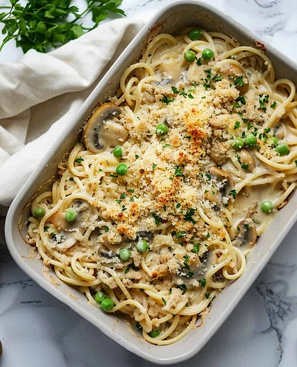Vegan Mushroom Tetrazzini