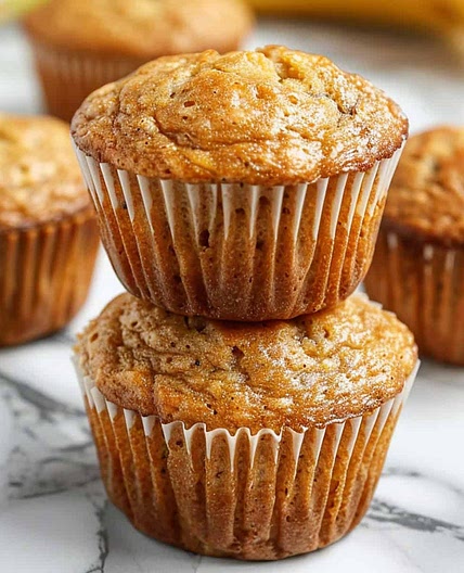Almond Flour Banana Muffins - Vegan