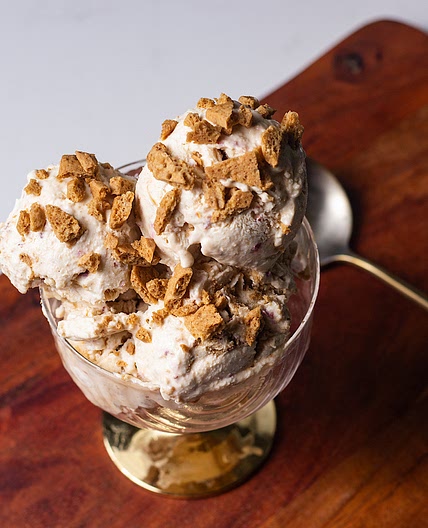 Peach Pie Cottage Cheese Ice Cream