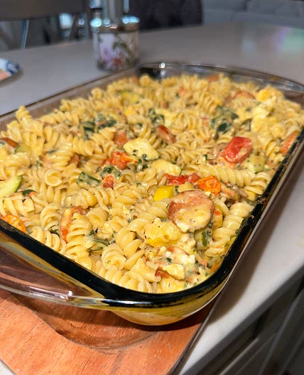 Veggie and Chicken Sausage Pasta