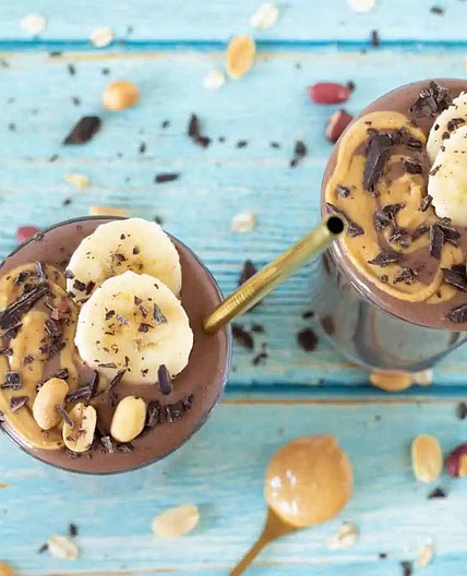 CHOCO-PB BANANA SMOOTHIE