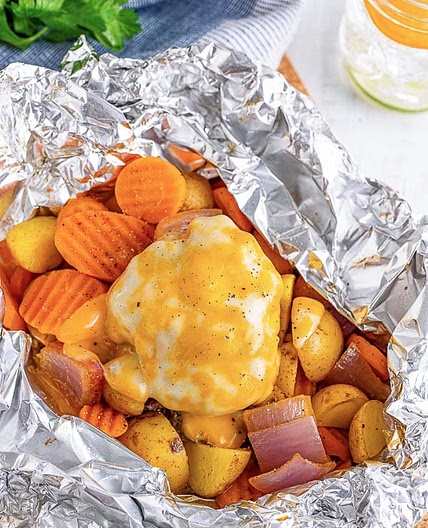BURGER HOBO DINNER FOIL PACK