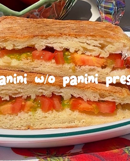 Panini without using panini press