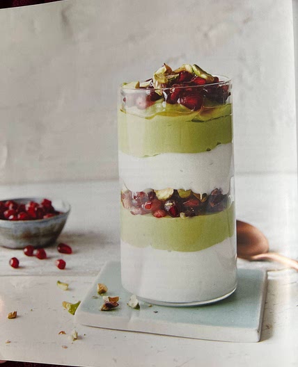 Avocado -yogurt parfait