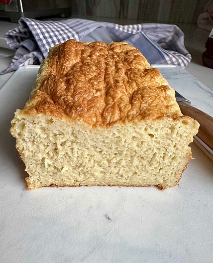 Flourless Cottage Cheese Bread Loaf