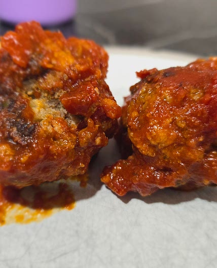 Meatballs and sauce
