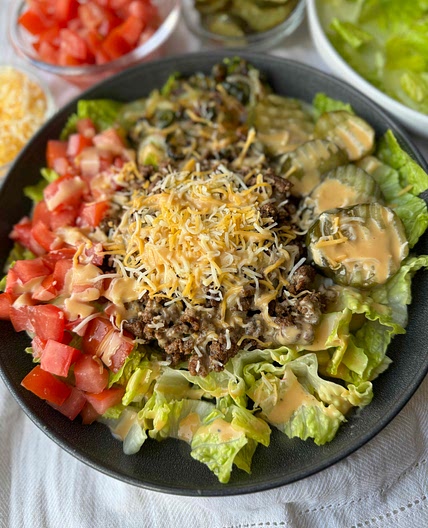 Delicious and easy Burger Bowls 