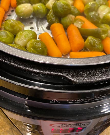 Steamed Fresh Vegetables 