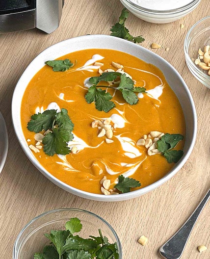 Curried pumpkin soup