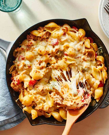 Philly Chicken Cheesesteak Casserole
