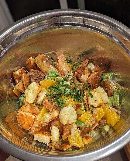 Citrus Halloumi Salad