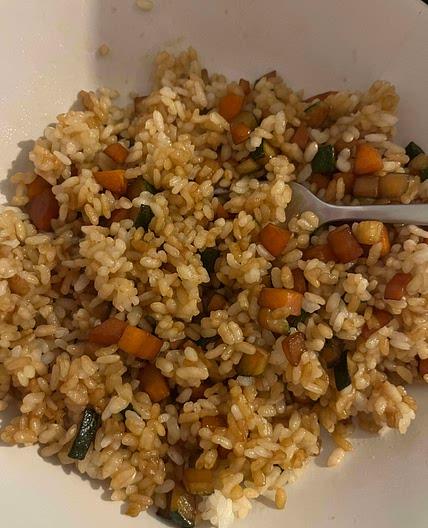 Riso saltato con verdure